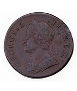 1748 Grande-Bretagne 1/2 Penny Pièce de Monnaie En Très Fin État Km #579.2 - $137.53 CAD
