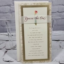 Hallmark Greeting Card Romantic You&#39;re The One With Envelope New - £4.64 GBP