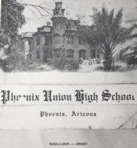 VTG 1960s Phoenix Union High School Arizona Photo Card Shoulder-Arms! - $13.99