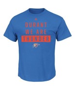 NWT NBA OKC Thunder Men&#39;s Size XL Kevin Durant Blue Tee Shirt - $323.82 MXN