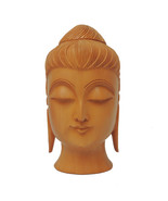 Wooden Lord Buddha Head Buddha Statuette, Meditation Buddha Statue, Home... - $49.99