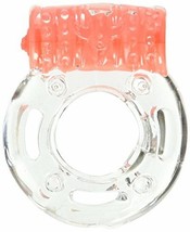 Color Pop Quickie Screaming O Plus Vibrating Ring Silicone Cockring Orange - $13.36