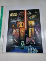 Mint USPS STAR WARS 41c cent Postage Stamp sheet USA 2007 30th (book 1 #49) - £10.11 GBP