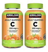 Kirkland Signature Vitamin C 250 mg, 360 Adult Gummies Pack of 2 - $34.30