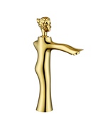 single hole Bathroom Sink Beauty Luxuty Faucet Mixer Vessel Tap tall  - $348.75 CAD