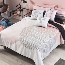 Art Teens Kids Girls Reversible Comforter Set 7 Pcs King Size - £133.98 GBP