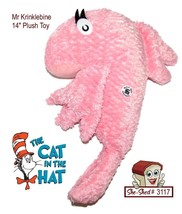 Dr Suess Mr Krinklebine Cat in the Hat 14&quot; Plush Toy Fish Vintage Kohls Cares - £8.73 GBP