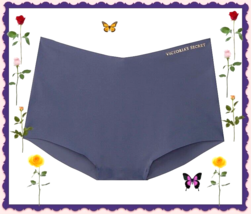 XXL  Crown Blue NO SHOW Edges Victorias Secret High Waist Midi Brief Pantie - £9.83 GBP