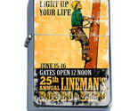 Vintage Poster D226 Windproof Dual Torch Lighter Lineman&#39;s Rodeo &amp; Expo ... - $16.78