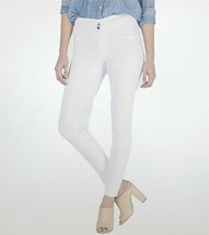 Hue Classic Smooth Denim Skimmer, White, SIZE Small - £12.43 GBP