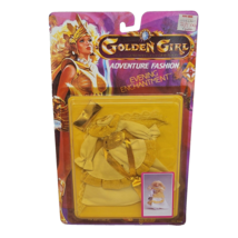 VINTAGE 1984 GALOOB GOLDEN GIRL FASHION EVENING ENCHANTMENT GOLD + WHITE... - $28.50