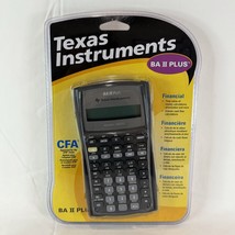 Texas Instruments BA II PLUS Professional Financial Handheld Calculator Sealed - £36.26 GBP