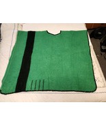 Vintage Poncho made from Trapper Trader Wool Blanket Green One Size 4  p... - $1,665.16 MXN