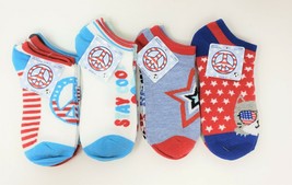 Peace No-Show Socks - 2 Pair Socks - Size 9-11 - £6.86 GBP