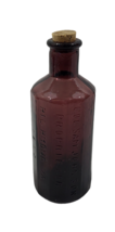 A Lancaster’s Indian Vegetable Jaundice Bitters Purple Glass 6&quot; Bottle w... - £27.17 GBP