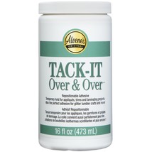Aleene&#39;s Tack It Over &amp; Over Repositional Adhesive 16oz  - £34.44 GBP
