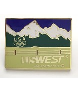 USWEST - Life&#39;s Better Here - Wyoming - Mountains - USA Olympic Lapel/Ha... - £15.93 GBP