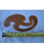 Vintage USSR Soviet Russian French Style Curve Rule Drawing Pattern #18 - $10.89 CAD