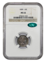 1899 10C NGC/CAC MS62 - £200.29 GBP