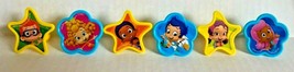 Bakery Crafts Plastic Cupcake Rings Toppers New Lot of 6 &quot;Bubble Guppies&quot; #1 - £5.49 GBP