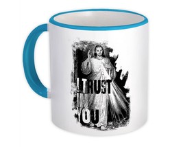 I Trust You Jesus : Gift Mug Christian Catholic Wall Decor Faith Religious Poste - £12.75 GBP