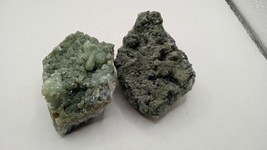 Prehnite - ( 2 ) included - beautiful Green from Congo ~ - $33.65