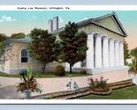 Curtis Lee Mansion Front and Gardens Arlington Virginia VA UNP WB Postca... - £2.29 GBP