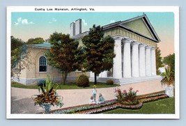 Curtis Lee Mansion Front and Gardens Arlington Virginia VA UNP WB Postcard I16 - £2.29 GBP