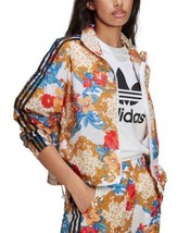 adidas Originals Womens Activewear Printed Active Track Jacket,Multi,X-Small - £50.65 GBP