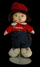 Campbells Soup Kid -BEAN Bag Doll - Tomato Soup Design - 8&quot; With Stand - £6.74 GBP