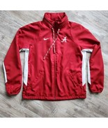 Nike Dri-Fit Alabama Crimson Tide Zip Stowaway Hood Track Jacket Womens ... - £29.37 GBP