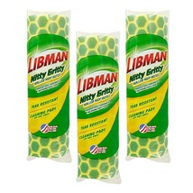 Libman Nitty Gritty Roller Mop Refills, Green, Yellow, 3 Pack - $34.99