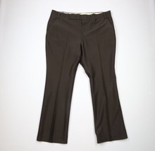 Vtg 70s Streetwear Mens 46x34 Pinstriped Hand Tailored Bell Bottoms Pant... - £77.28 GBP