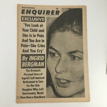 National Enquirer Newspaper August 4 1968 Dramatic Story of Ingrid Bergman - $28.47