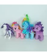 My Little Pony Plush Lot Of 4 Rarity Twilight Dash Pinkie Hasbro Needs B... - $29.69