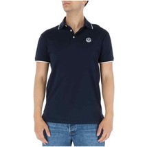 North Sails Men Polo Blue Designer Shirt Logo 2025 Collection - $788.23 MXN