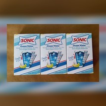3-PK Sonic Ocean Water Packets Zero Sugar Drink Mix Singles to Go SAME-D... - £6.14 GBP