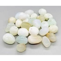 1 lb Jade, White tumbled stones - $1,326.03 MXN
