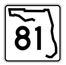 Florida State Road 81 Sticker Decal R1414 Highway Sign - $1.45+