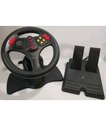 InterAct V3 FX Steering Racing Wheel + Pedals Set #SV-380 Nintendo 64 N64 - $17.81
