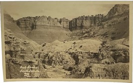 RPPC South Dakota Badlands, vintage postcard 1928 - £15.92 GBP
