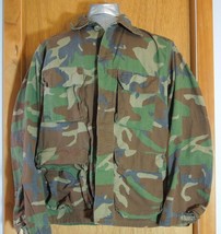 Vintage Us Army Green Camouflage Jacket Field Fatigue Mens Medium Regular - £27.87 GBP