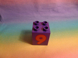 LEGO Duplo Replacement Brick Number 9 Purple 2 X 2 Dot - £0.90 GBP