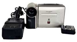 Sharp Viewcam VL-E760U &amp; Charger/AC Adapter And Battery Untested - £15.70 GBP