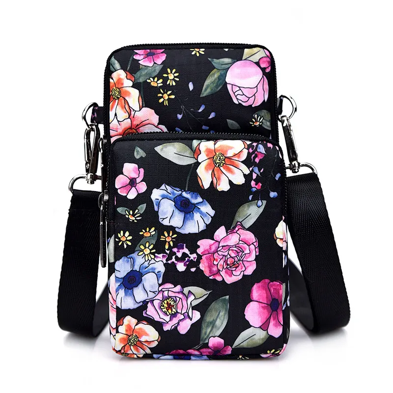 Women Shoulder Bag Girl Nylon flower 1 - £7.18 GBP