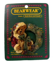 Vintage 1995 Bearwear Boyds &amp; Friends Santa Claus Ho! Ho! Ho! Ho! Pin #26017 - £9.25 GBP