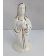 1968 Holland Mold Christmas Nativity Off White &amp; Gold 5.75&quot; Mary - $354.39 MXN