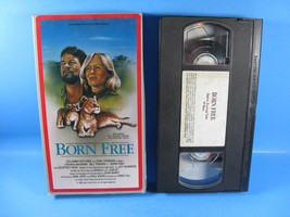 Born Free VHS Video Virginia McKenna Bill Travers tigers lions RCA 1984 - £4.65 GBP