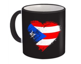 Puerto Rican Heart : Gift Mug Puerto Rico Country Expat Flag - £12.67 GBP