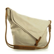 M023 Women Messenger Bags Female Canvas Leather Vintage Shoulder Bag Ladies Cros - £63.34 GBP